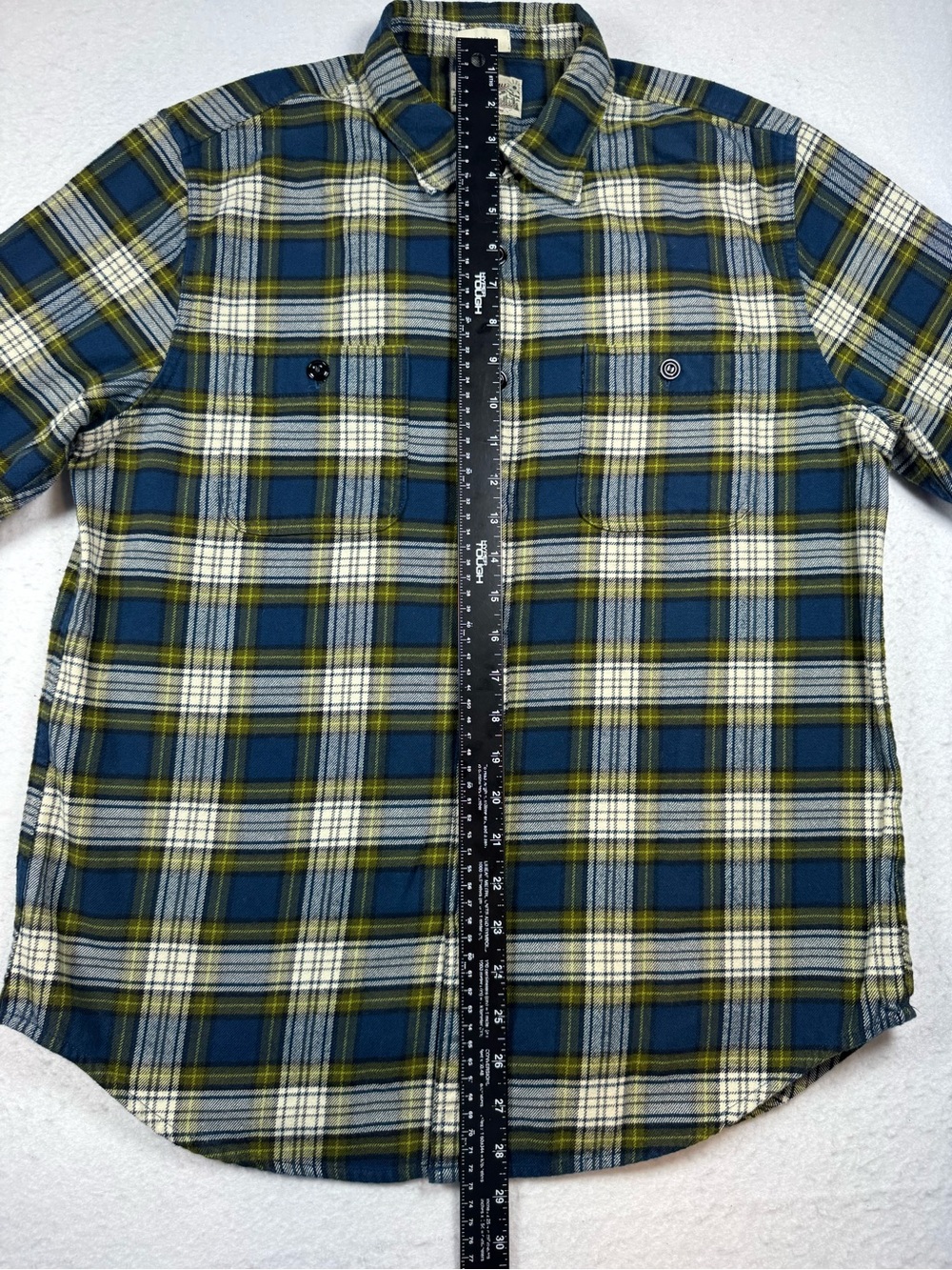 J.Crew Midweight Plaid Flannel Shirt Men’s Medium Classic Fit - Picture 10 of 10